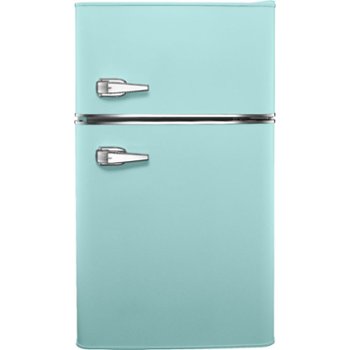 Rent a Insignia - Retro 3.1 cu. ft. Mini Fridge with Top Freezer - Mint  From Our Locations in Douglas, Fitzgerald, and Waycross