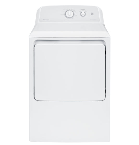 HOTPOINT® 6.2 CU. FT. CAPACITY ALUMINIZED ALLOY ELECTRIC DRYER Friendly Rentals Rent Furniture & Appliances Locations in Douglas, Fitzgerald, and Waycross