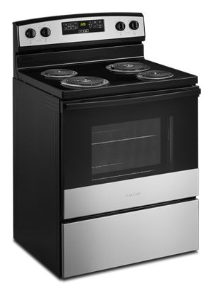30-INCH AMANA® ELECTRIC RANGE WITH BAKE ASSIST TEMPS Friendly Rentals Rent Furniture & Appliances Locations in Douglas, Fitzgerald, and Waycross