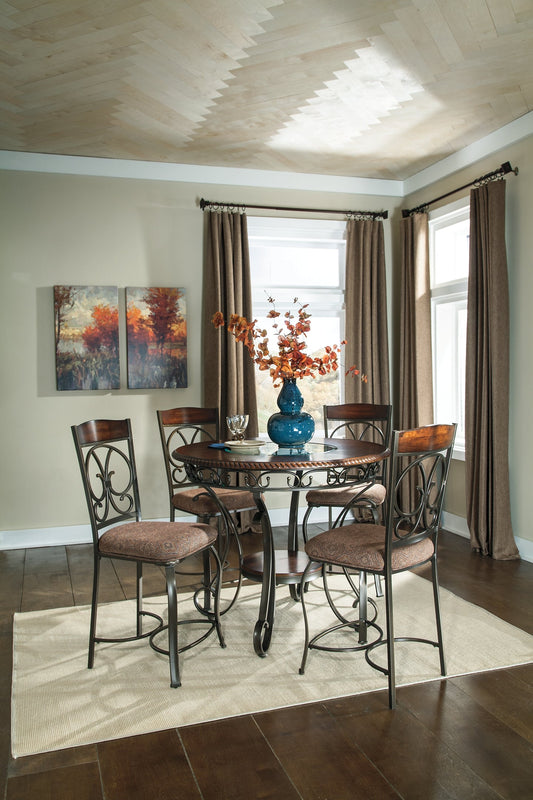 Glambrey Counter Height Dining Table + 4 Chairs Friendly Rentals Rent Furniture & Appliances Locations in Douglas, Fitzgerald, and Waycross