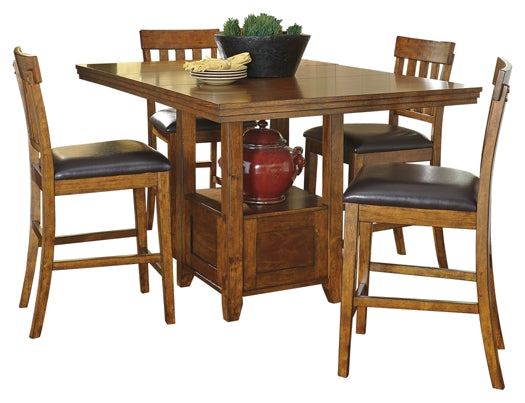 Ralene Counter Height Dining Table and 4 Barstools Friendly Rentals Rent Furniture & Appliances Locations in Douglas, Fitzgerald, and Waycross